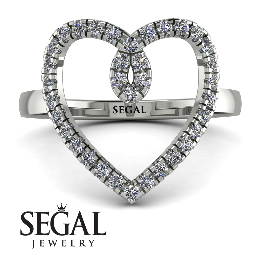 Big Heart Diamond Ring - Ada No. 3