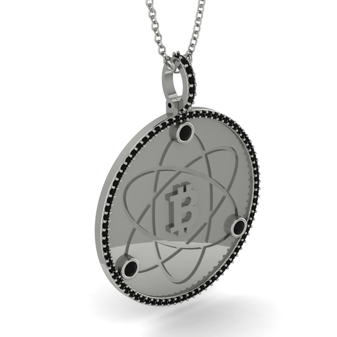 Bitcoin Black Diamond Atom Necklace - Kingston No. 27