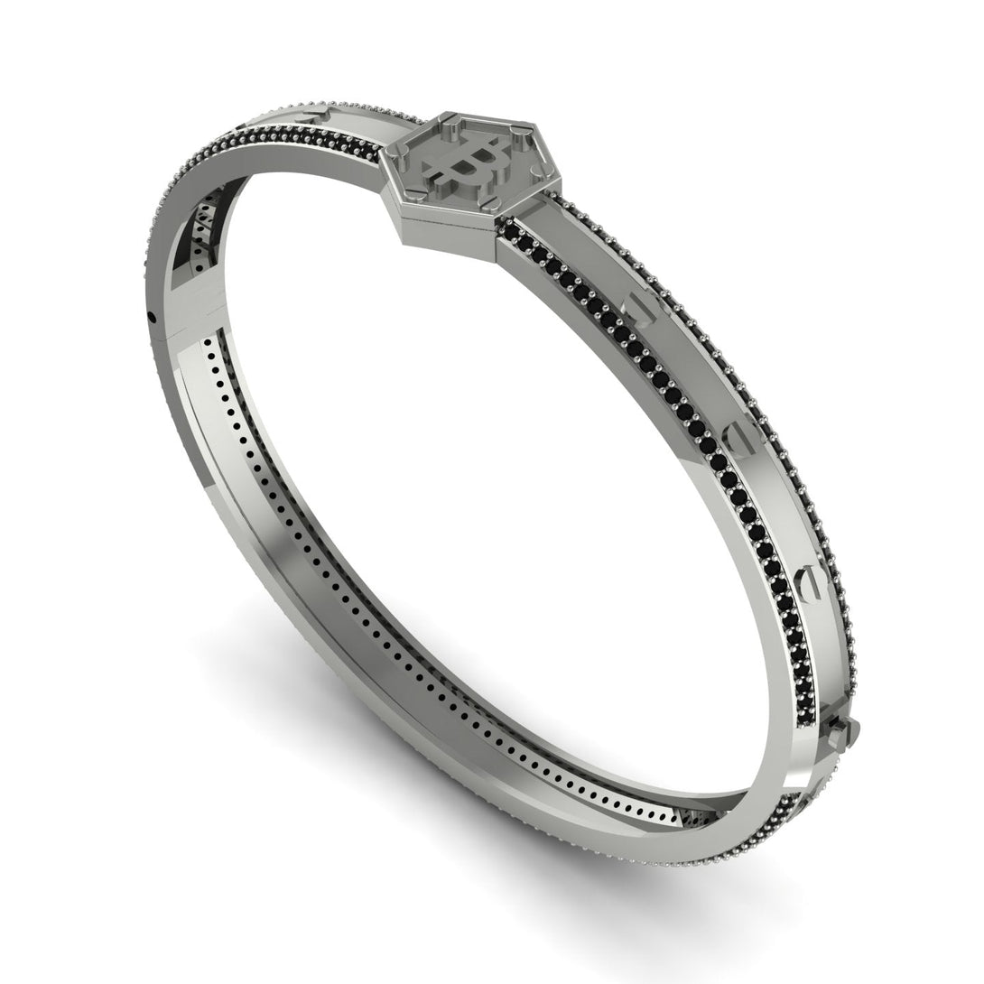 Bitcoin Black Diamond Bracelet - Wesley No. 27