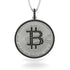 Bitcoin Black Diamond Round Pendant - Easton No. 27 image 1
