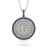 Bitcoin Sapphire Necklace - Cooper No. 45