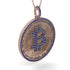 Bitcoin Sapphire Round Pendant - Easton No. 44