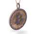 Bitcoin Sapphire Round Pendant - Easton No. 38