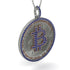 Bitcoin Sapphire Round Pendant - Easton No. 42