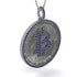 Bitcoin Sapphire Round Pendant - Easton No. 45