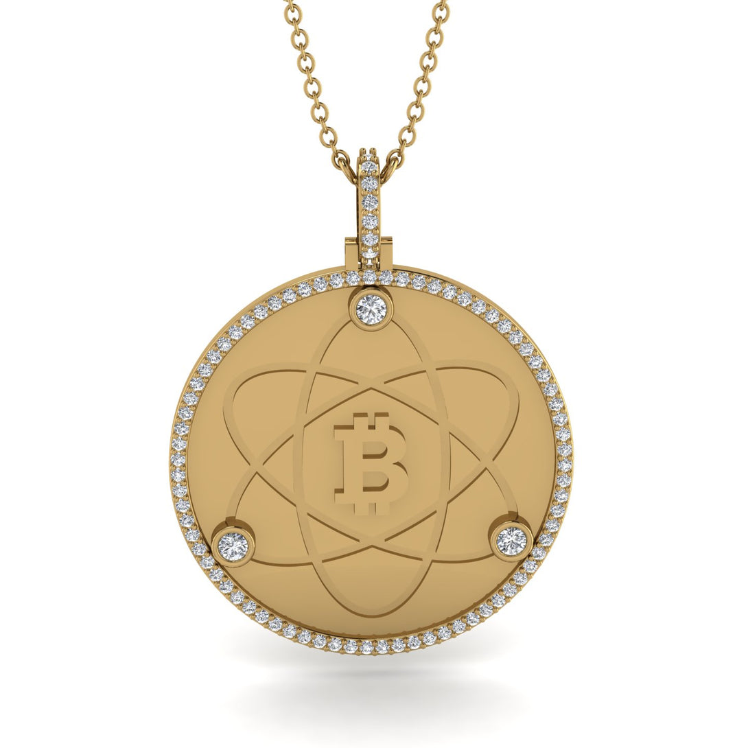Bitcoin Diamond Atom Necklace - Kingston No. 1