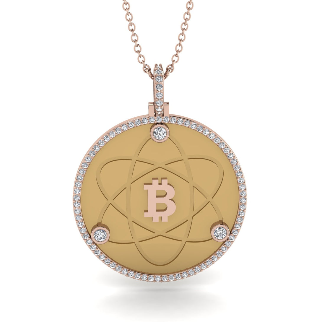 Bitcoin Diamond Atom Necklace - Kingston No. 2