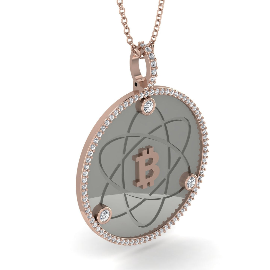 Bitcoin Diamond Atom Necklace - Kingston No. 8