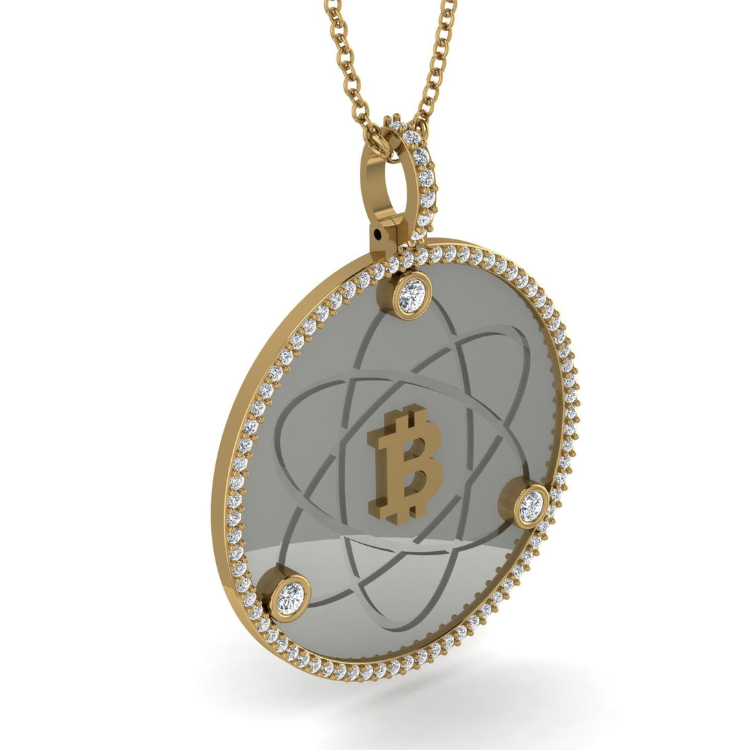 Bitcoin Diamond Atom Necklace - Kingston No. 7