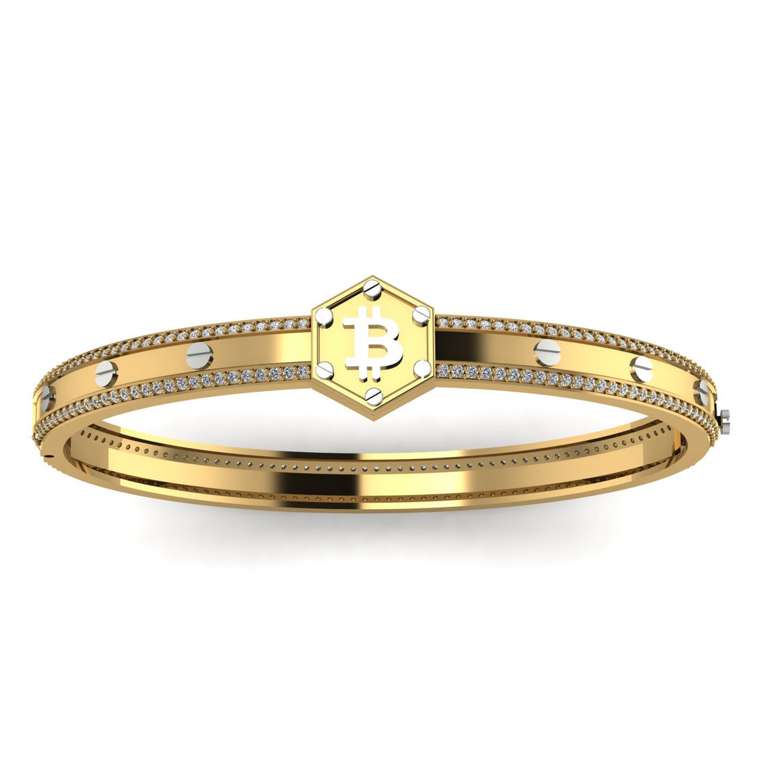 Bitcoin Diamond Bracelet - Wesley No. 7