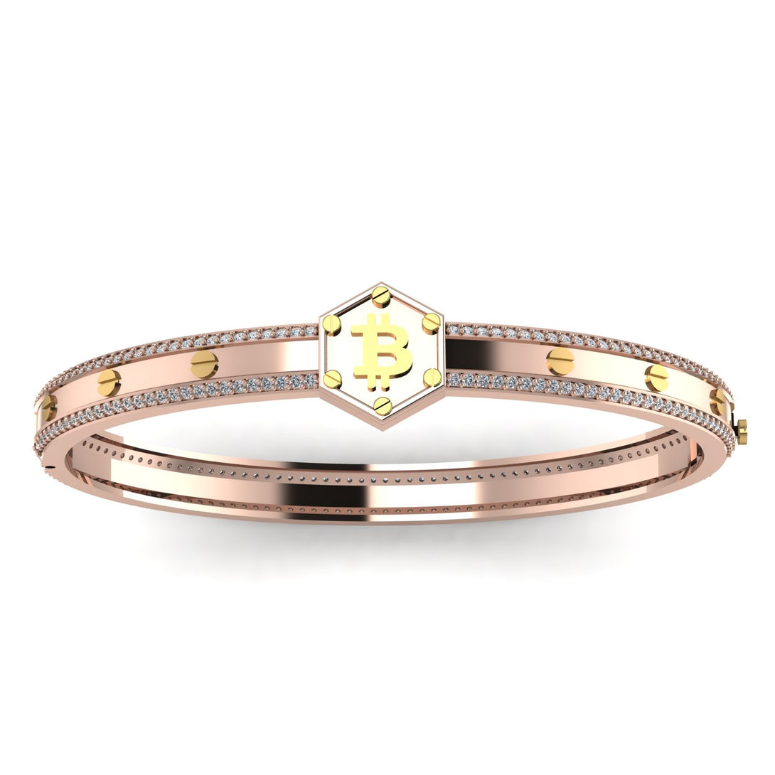 Bitcoin Diamond Bracelet - Wesley No. 2