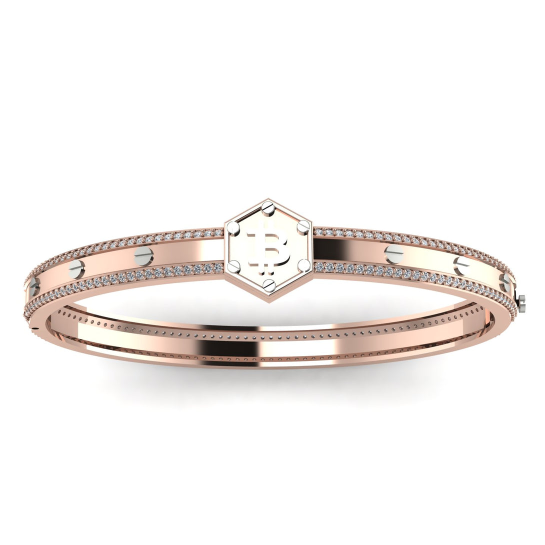 Bitcoin Diamond Bracelet - Wesley No. 8