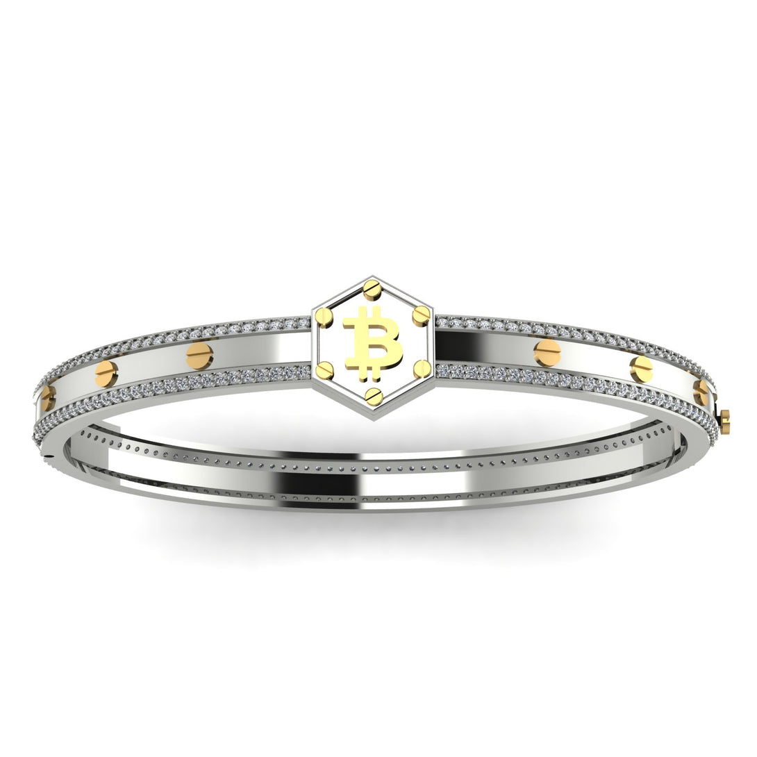 Bitcoin Diamond Bracelet - Wesley No. 3