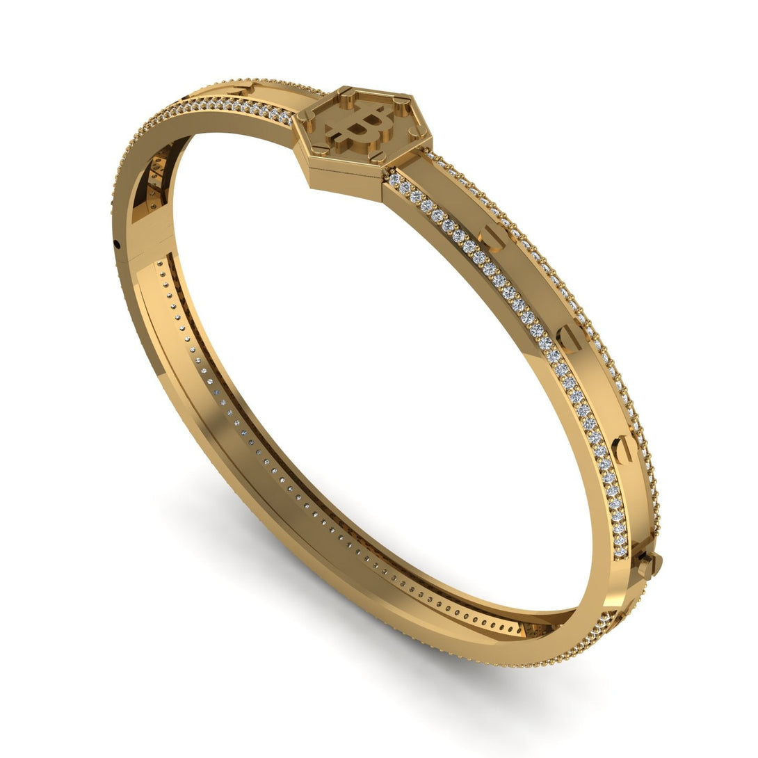 Bitcoin Diamond Bracelet - Wesley No. 1