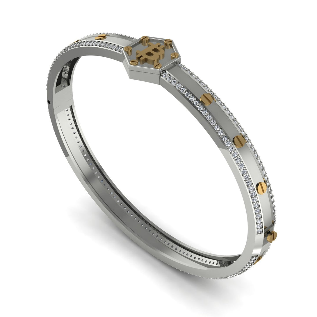 Bitcoin Diamond Bracelet - Wesley No. 3