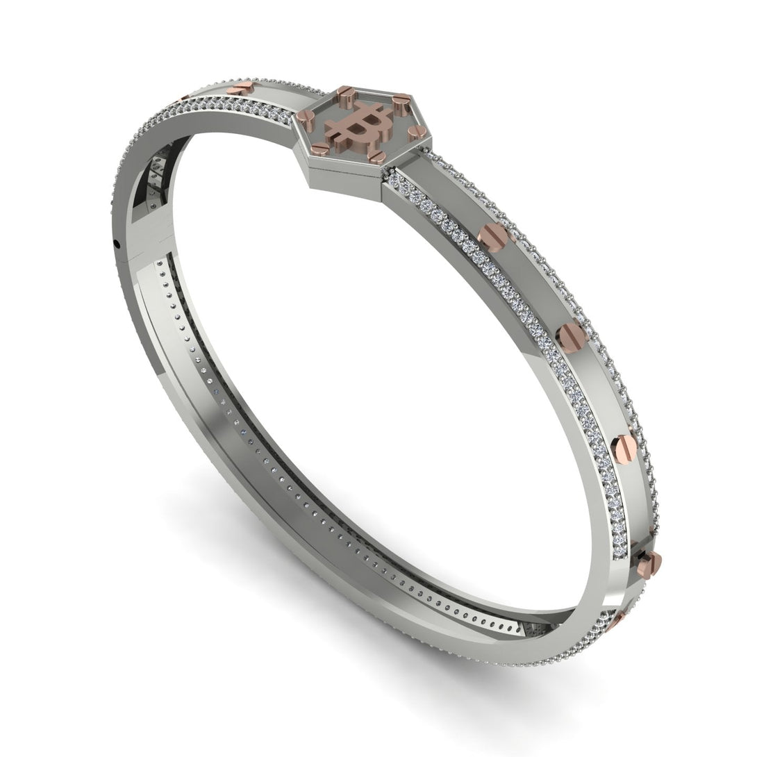 Bitcoin Diamond Bracelet - Wesley No. 6