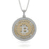 Bitcoin Diamond Necklace - Cooper No. 3