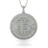Bitcoin Diamond Round Pendant - Easton No. 9