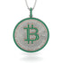 Bitcoin Emerald Round Pendant - Easton No. 15