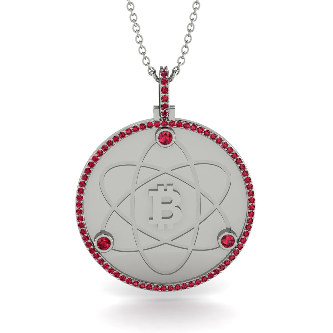 Bitcoin Ruby Atom Necklace - Kingston No. 36