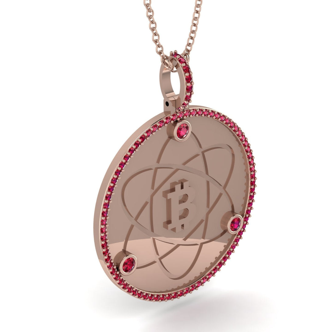 Bitcoin Ruby Atom Necklace - Kingston No. 32