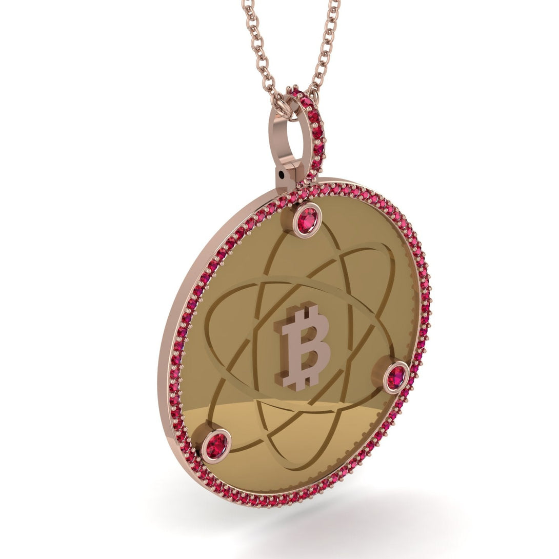 Bitcoin Ruby Atom Necklace - Kingston No. 29
