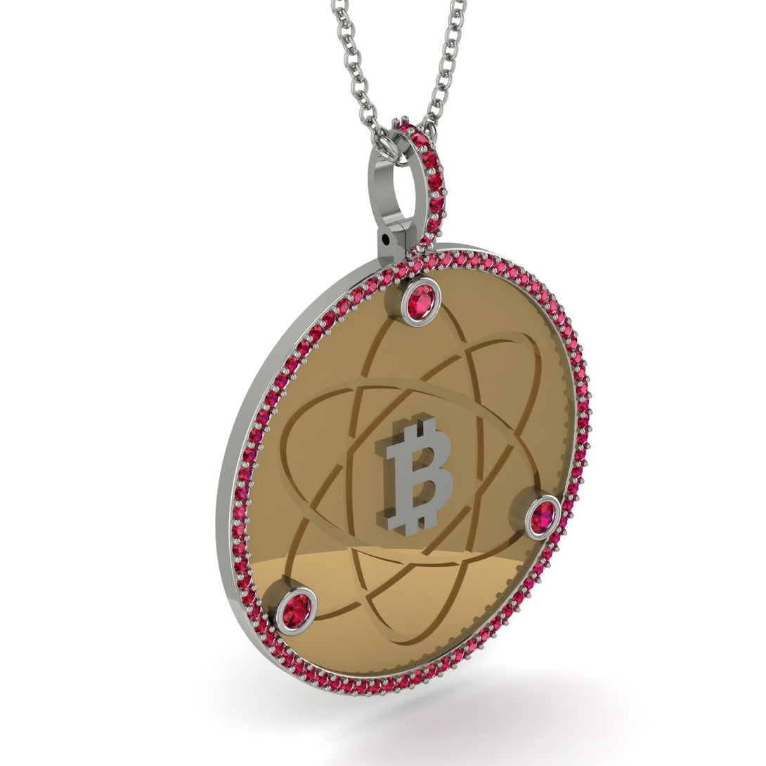 Bitcoin Ruby Atom Necklace - Kingston No. 30