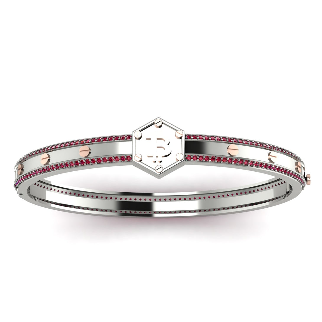 Bitcoin Ruby Bracelet - Wesley No. 33