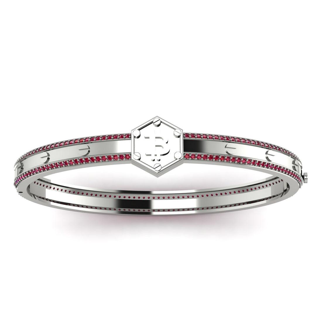 Bitcoin Ruby Bracelet - Wesley No. 36