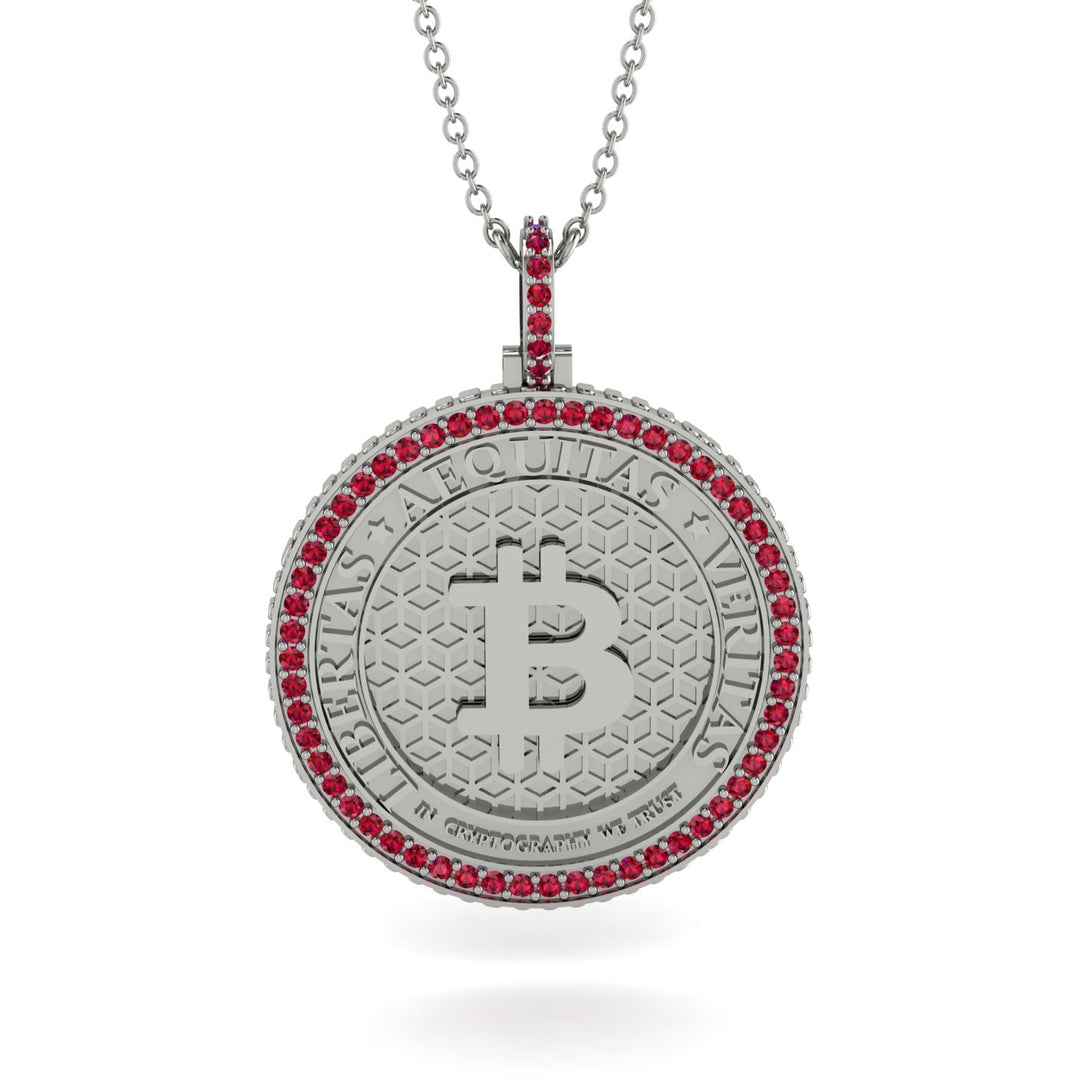 Bitcoin Ruby Necklace - Cooper No. 36