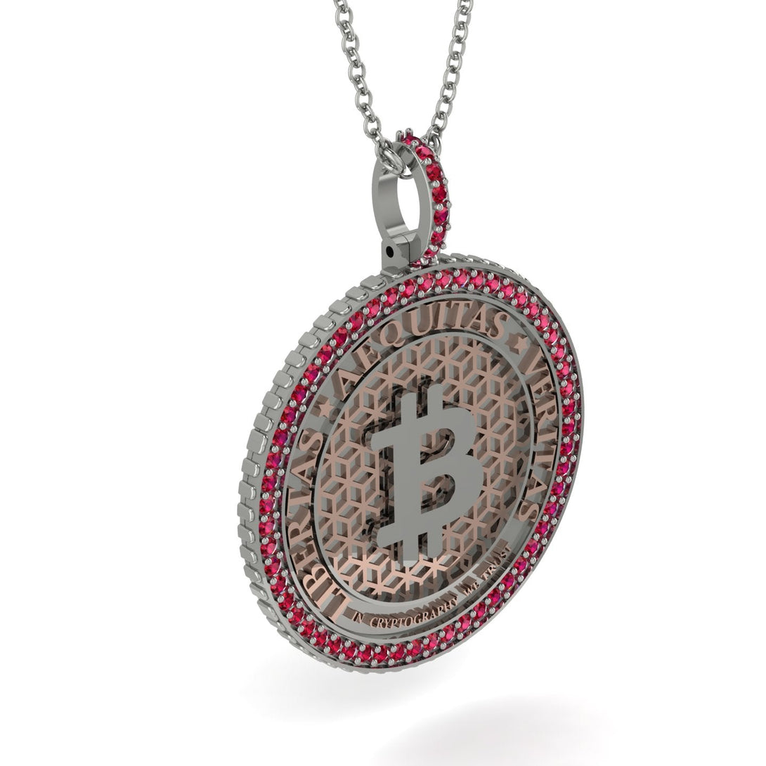 Bitcoin Ruby Necklace - Cooper No. 33