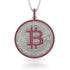 Bitcoin Ruby Round Pendant - Easton No. 36