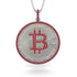 Bitcoin Ruby Round Pendant - Easton No. 33