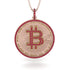 Bitcoin Ruby Round Pendant - Easton No. 29