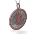 Bitcoin Ruby Round Pendant - Easton No. 33