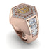 Bitcoin Diamond Signet Ring - Axel No. 2