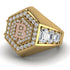 Bitcoin Diamond Signet Ring - Axel No. 4