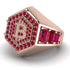 Bitcoin Ruby Signet Ring - Axel No. 32