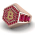 Bitcoin Ruby Signet Ring - Axel No. 29