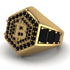 Bitcoin Black Diamond Signet Ring - Axel No. 19 image 3