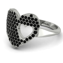 Black Diamond Heart With Missing Piece - Camille No. 9 image 1