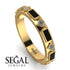 Black Diamond Baguette & Princess Eternity Band - Andrea No. 31