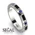 Black Diamond Baguette & Princess Eternity Band - Andrea No. 45 image 2