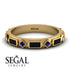 Black Diamond Baguette & Princess Eternity Band - Andrea No. 43 image 10