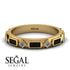 Black Diamond Baguette & Princess Eternity Band - Andrea No. 31