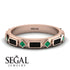 Black Diamond Baguette & Princess Eternity Band - Andrea No. 35 image 10