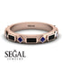 Black Diamond Baguette & Princess Eternity Band - Andrea No. 44 image 10