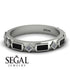 Black Diamond Baguette & Princess Eternity Band - Andrea No. 33