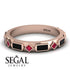 Black Diamond Baguette & Princess Eternity Band - Andrea No. 41