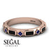 Black Diamond Baguette & Princess Eternity Band - Andrea No. 44